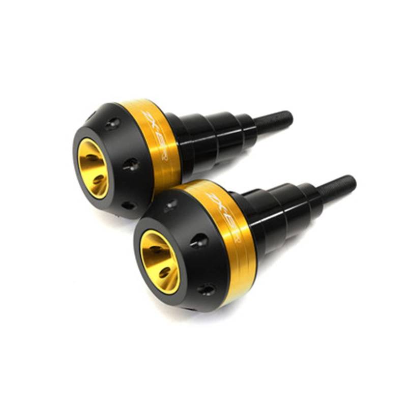 JDBJBMC Rahmenschieber for KA*WASA&KI ZX6R ZX-6R 2006-2019 2020 2021 ZX 636 Motorrad Rahmen Sliders Crash Falling Protection(Gold) von JDBJBMC