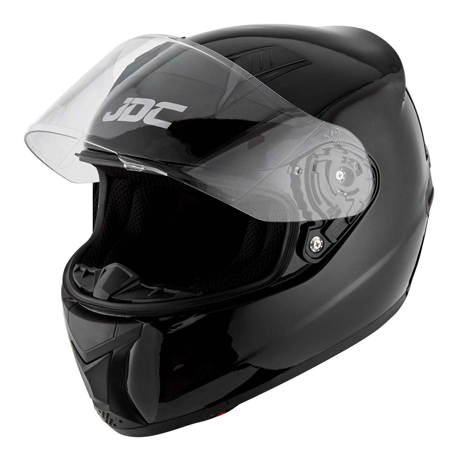 JDC volles Gesicht Motorrad Helm - Prism - Schwarz - L von JDC