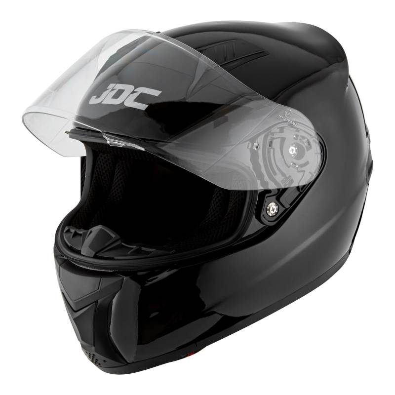 JDC volles Gesicht Motorrad Helm - Prism - Schwarz - XL von JDC