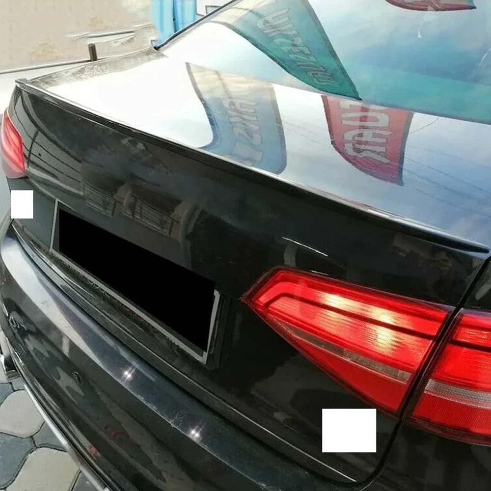 ABS Auto Hinten Stamm Spoiler Flügel Für VW Jetta Limousine MK6 2011-2018,Glossy Black von JDGEU