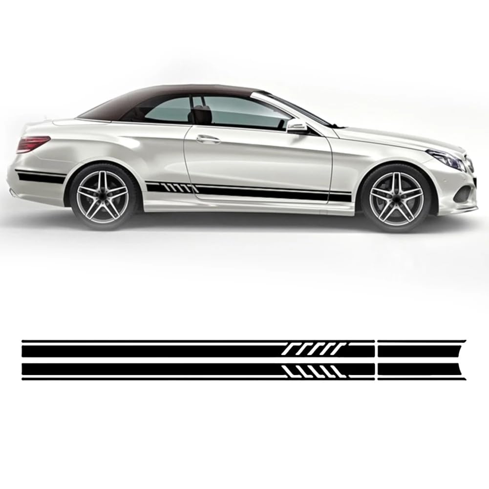 Seitenstreifen-Rockaufkleber Edition 1, für M=ercedes B=ENZ E-Klasse W212 S212 A207 C207 E63 AMG E200 E250 E300 E350 Zubehör von JDQTPOET