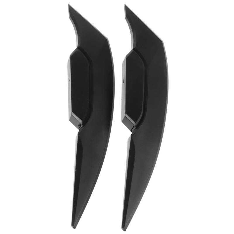 JECOMPRIS 1 Paar -Modifikationszubehör Verkleidungsflügel für Verkleidungs-Winglet für dekoratives Verkleidungs-Winglet -Dekor Styling-Winglet Plastik Black von JECOMPRIS