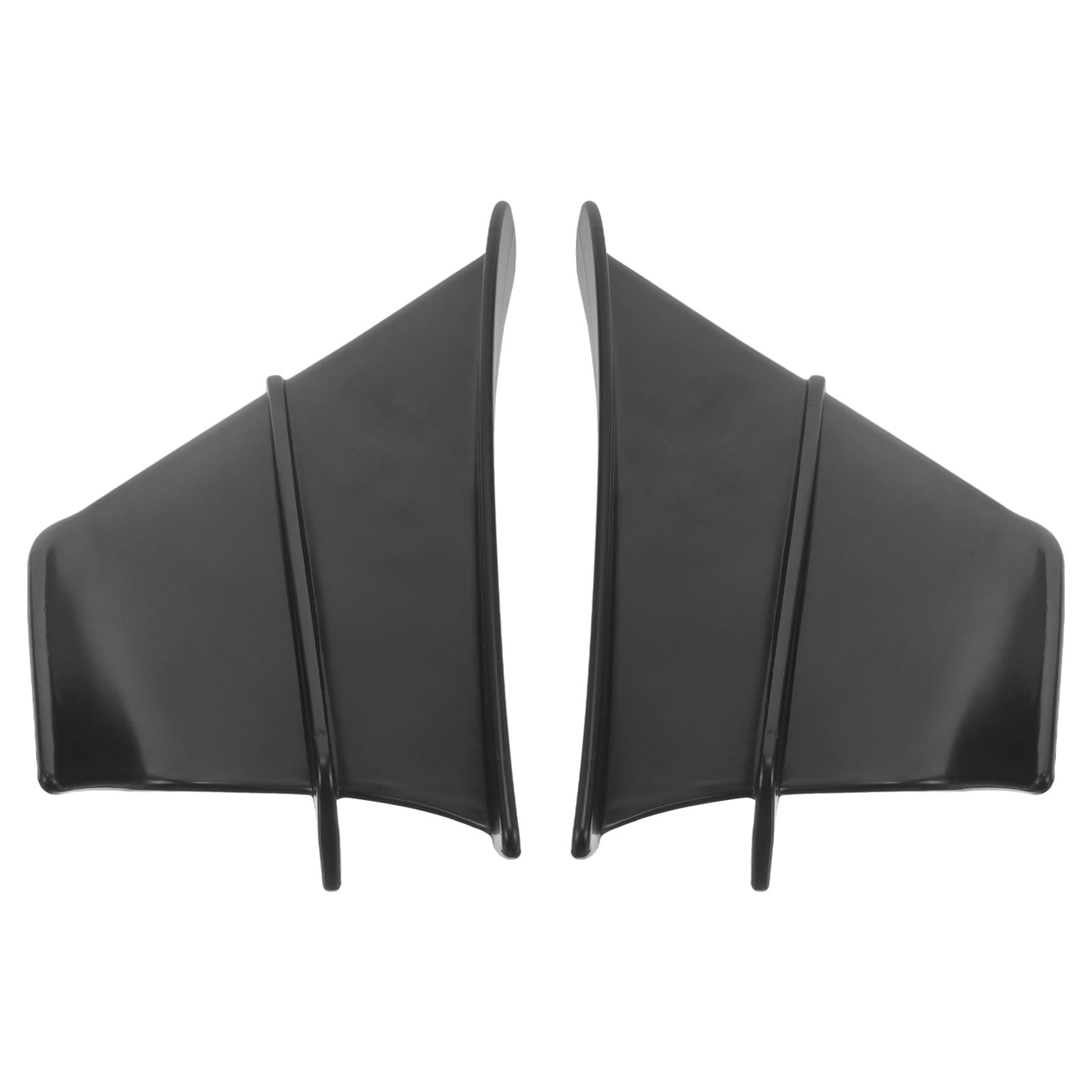 JECOMPRIS 1 Paar Seitenwindmesser Dekorative Spoiler Flügel Dekoration Verkleidung Winglet Winglet Front Winglet Spoiler Flügel Für Winglet Schwarz von JECOMPRIS