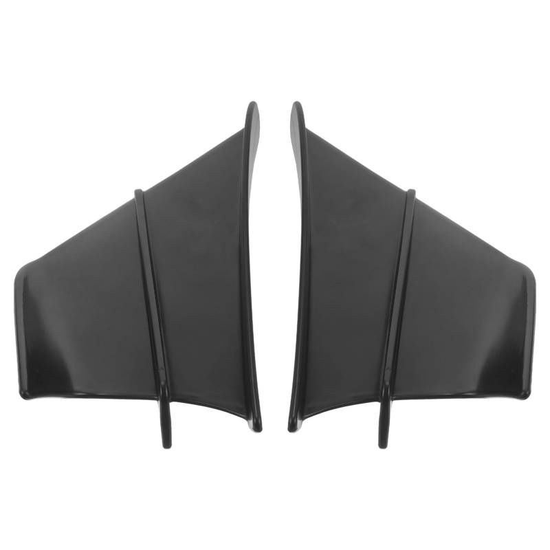 JECOMPRIS 1 Paar Seitenwindmesser Dekorative Spoiler Flügel Dekoration Verkleidung Winglet Winglet Front Winglet Spoiler Flügel Für Winglet Schwarz von JECOMPRIS