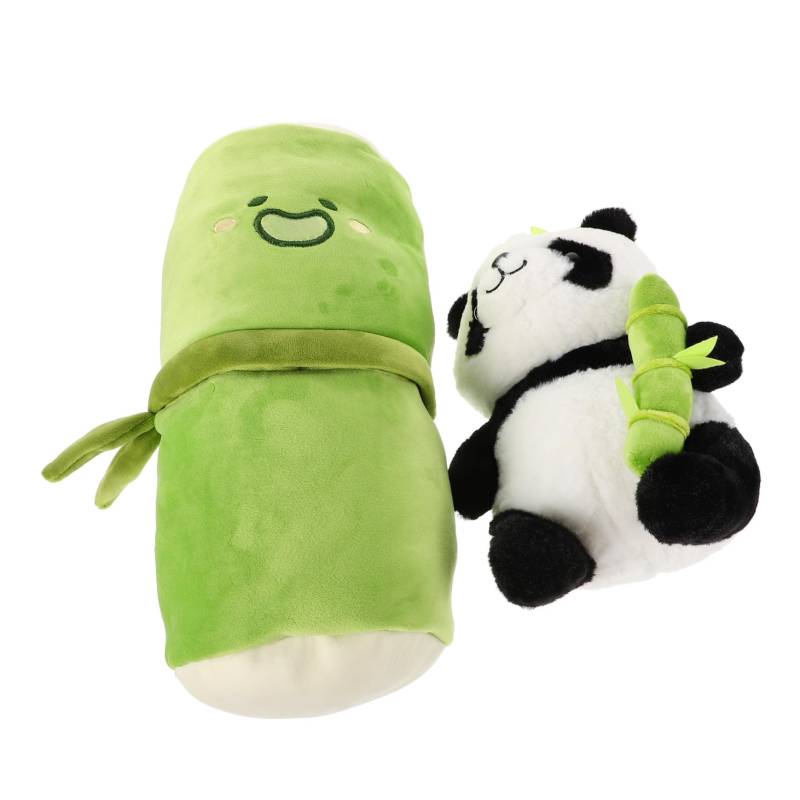 JECOMPRIS 1 Satz Panda-puppe Stofftier Pandas Süße Kuscheltiere Panda-ornamente Kawaii-kissen Panda-zeug Panda- Panda-figur Gefüllter Panda Süßes Körperkissen Spielzeugkissen Plüsch von JECOMPRIS