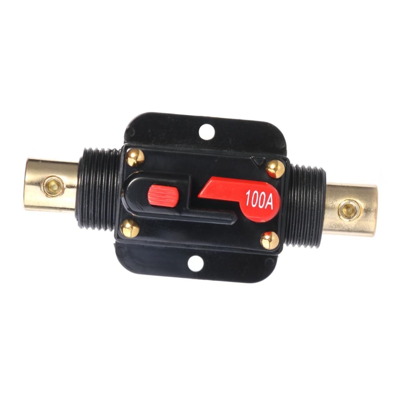 JECOMPRIS 100A Wasserdichter Sicherungshalter Für KFZ Reset Sicherung Inline Stromschutzschalter Für Auto Audio System 24V DC Circuit Breaker Fuse Holder von JECOMPRIS