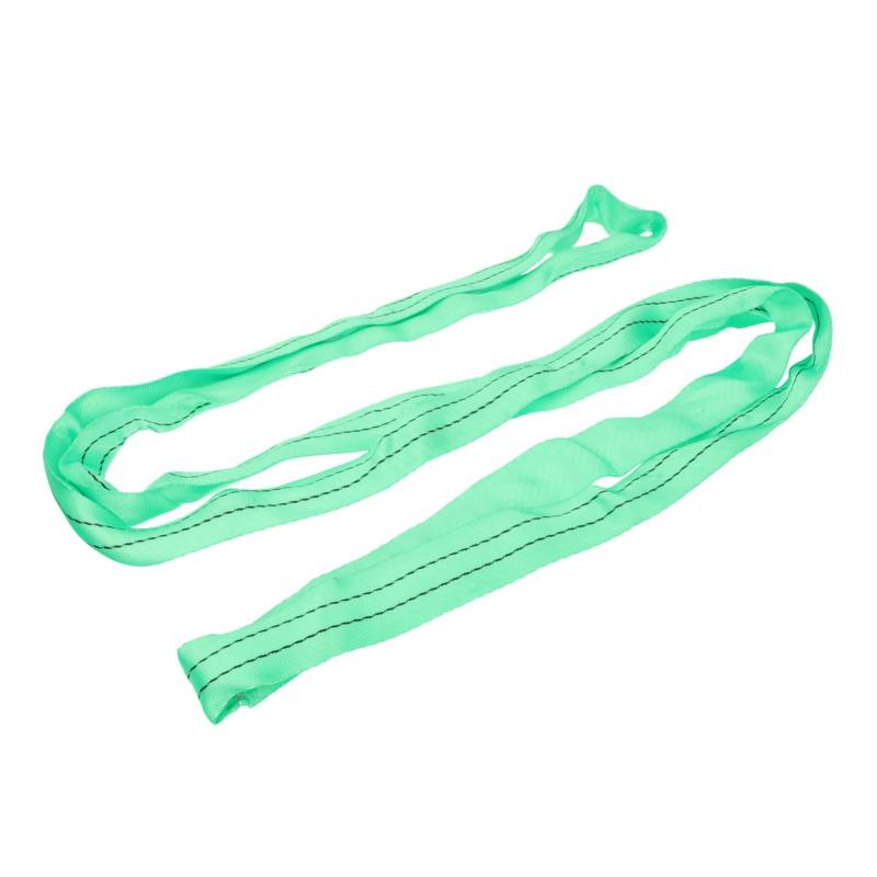 JECOMPRIS 1Stk Flexible Schlinge Kabel Abschleppen Befestigung Kette Winde Lifting Straps Suspenders umhängeband hubeagen Hebezeug rundschlingen Bergungsgurt Flacher Hebegurt Polyester Green von JECOMPRIS