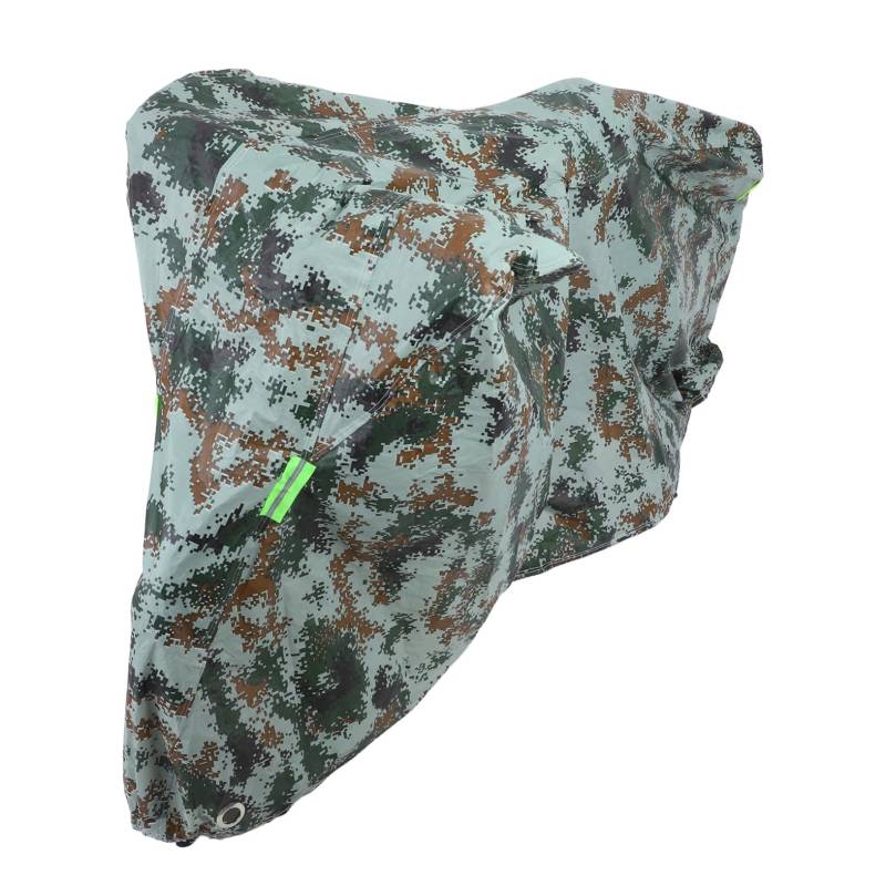 JECOMPRIS 1Stk Motorhaube motorradhaube motoradabdeckhaube - Motorradabdeckung Motorradunterstand Motorradtasche Camouflage-Motorradabdeckung Camouflage-Mountainbike-Abdeckung Oxford-Stoff von JECOMPRIS