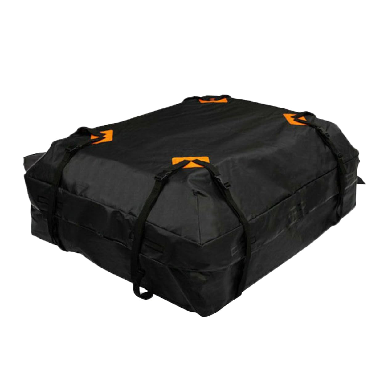 JECOMPRIS 2 STK Dachtasche Träger Trockenbeutel wasserdichte Handytasche car roof Bag Autodachgepäckhalter Ladeguthalter für das Fahrzeugdach Auto Dach Ladung Halter 600d Oxford-Stoff Black von JECOMPRIS