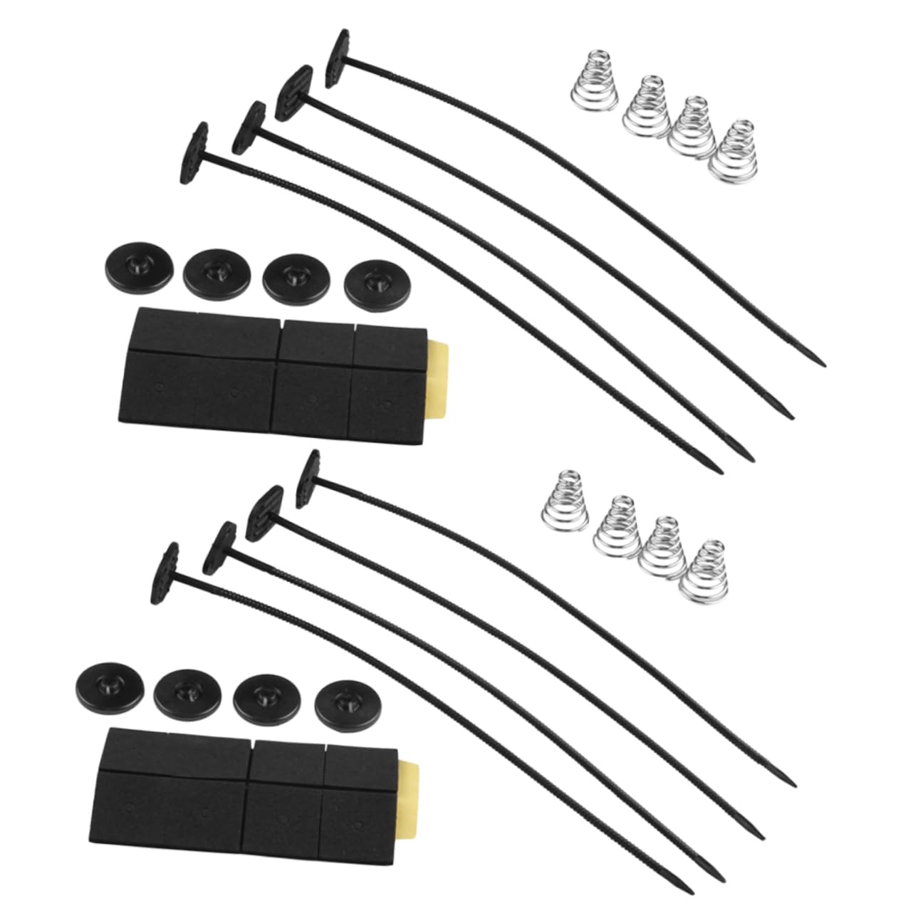 JECOMPRIS 2 Satz Lüfterkühlerständer für Fahrzeuge Auto Lüfter Zubehör Elektrischer Kühlerlüfter Metalllüfter-Kit für elektrische Lüfter Universal-Lüfterhalterungssatz Zubehör für Autofans von JECOMPRIS