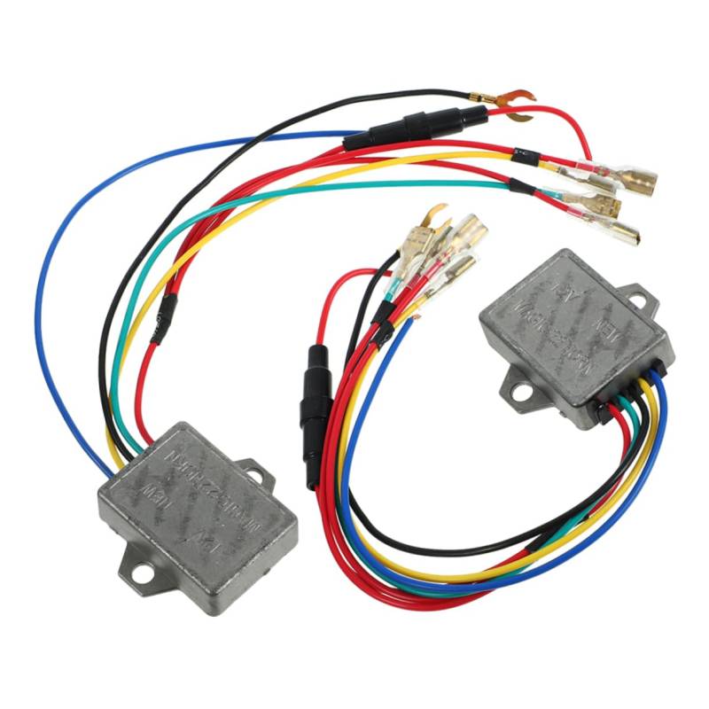 JECOMPRIS 2 Stück Lautsprecher Controller Elektroroller Elektroroller Elektroroller Roller Hupe Stabilisator Kit Spannungsregler Hupe Regler Stabilisator Für von JECOMPRIS