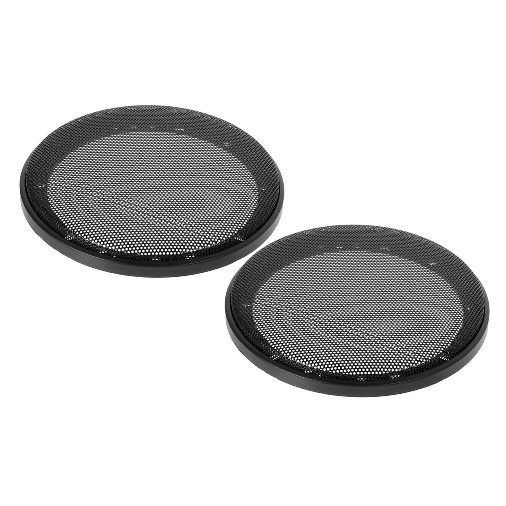 JECOMPRIS 2St Lautsprechergitter kfz lautsprecher auto lautsprecher car speakers Netzabdeckungen für Lautsprecher Sprecherabdeckung Subwoofer-Netzabdeckungen Sprecherkreis Plastikring Black von JECOMPRIS