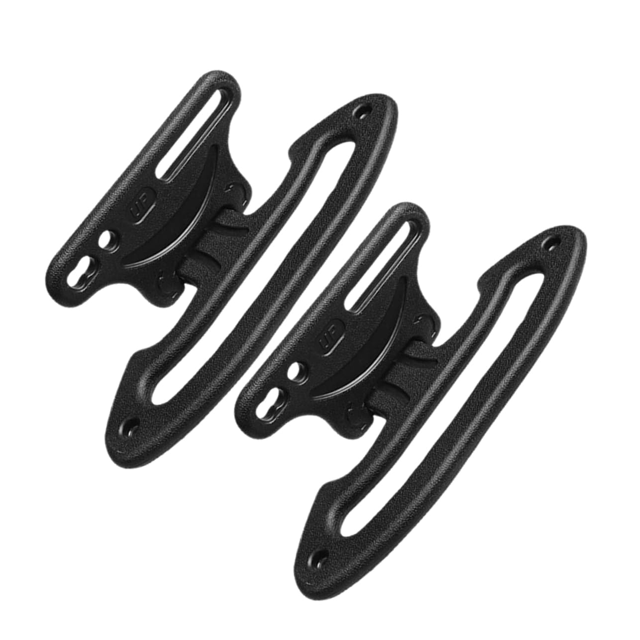 JECOMPRIS 2st Auto-sicherheitsbügel Verriegeln Taschenhaken Fürs Auto Sitzschutz Rücksitz Sitzorganisator Aufhänger Für Die Kopfstütze des Autos Buggy-Clips Auto-kleiderbügel Fängt Black Abs von JECOMPRIS