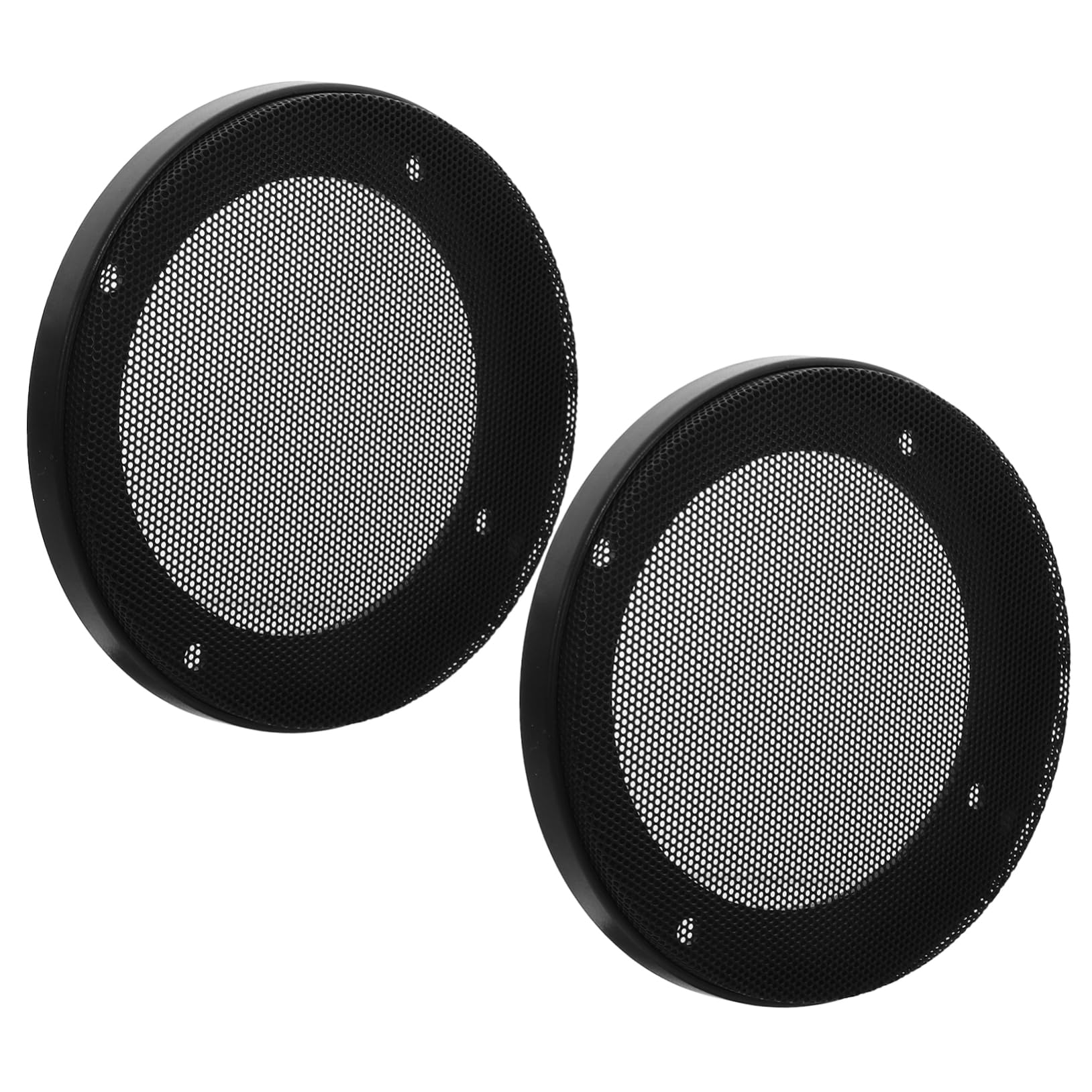 JECOMPRIS 2st Car-audio-gitter Sieb Türsiegel Platte Türzugstopper Auto Wasserdicht Bei Jedem Wetter Kabel Draht Subwoofer Lautsprechergitter Schallisoliert Türklingel Doppelt Eisen Black von JECOMPRIS