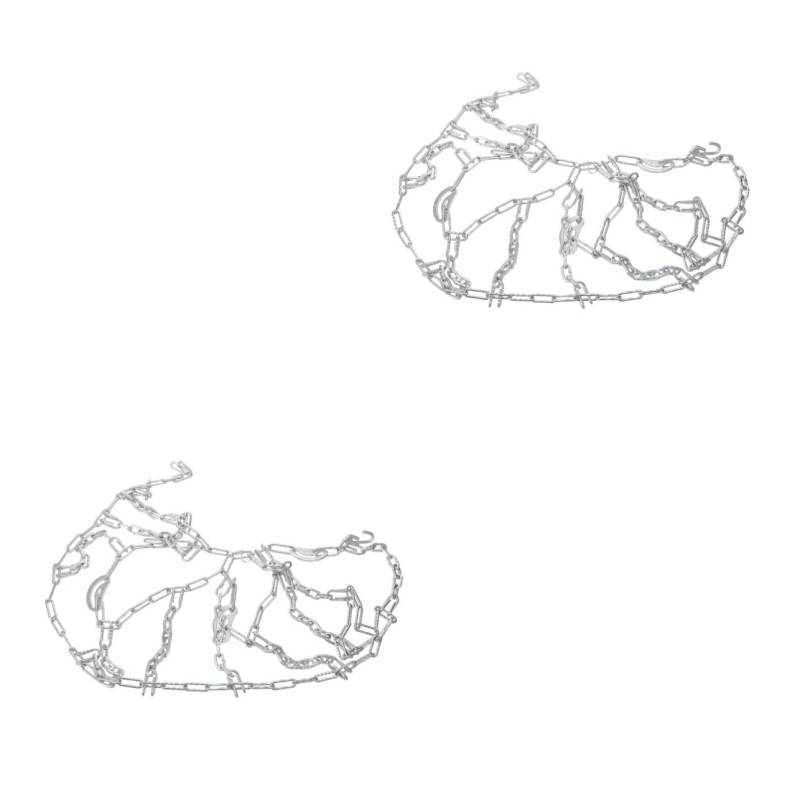 JECOMPRIS 2st Kette Für Elektrofahrzeuge Reifenketten Für Schnee Und Eis Reifentraktionskette Motorradreifenketten Winterreifenketten Radketten Für Schnee Fahrrad-schneeketten Silver Stahl von JECOMPRIS