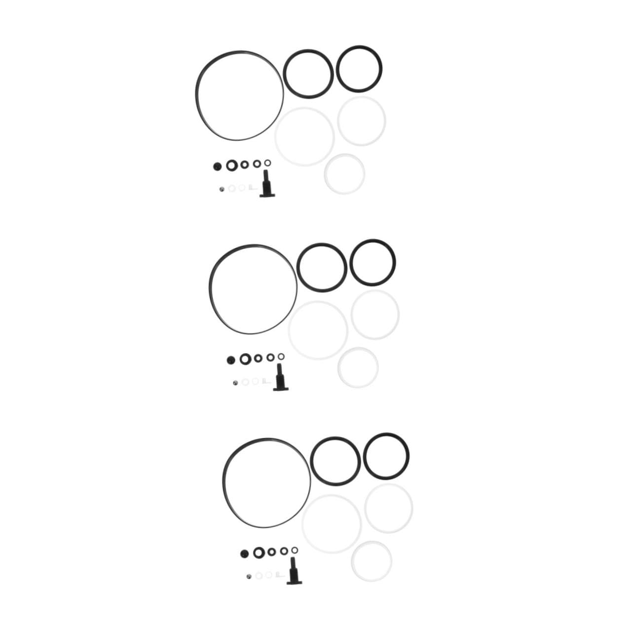 JECOMPRIS 3 Sätze Wagenheber-Reparatursatz Sears Wagenheber Buchsen a Dichtungssatz für Wagenheber Werkzeuge für Hydraulikzylinder hydraulisches Dichtungswerkzeug Jack-Öl Kohlenstoffstahl von JECOMPRIS