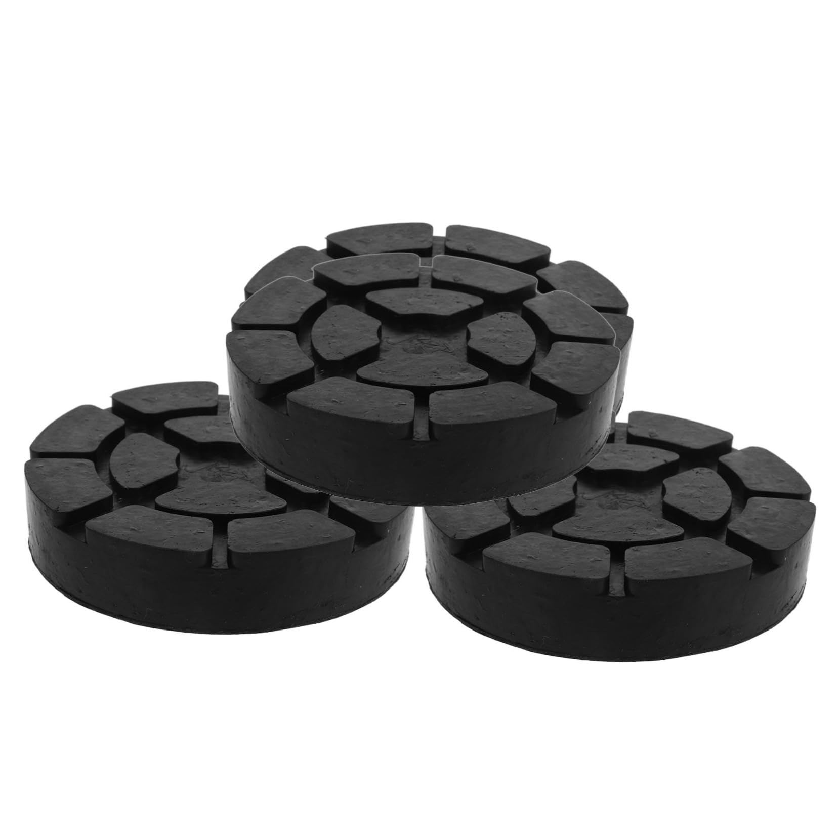 JECOMPRIS 4 Stück Wagenheber-Adapter, Schlitz-wagenheber-pad, Wagenheber-Puck-wagenheber-Matte, Quetschschweiß-wagenheber-pad von JECOMPRIS