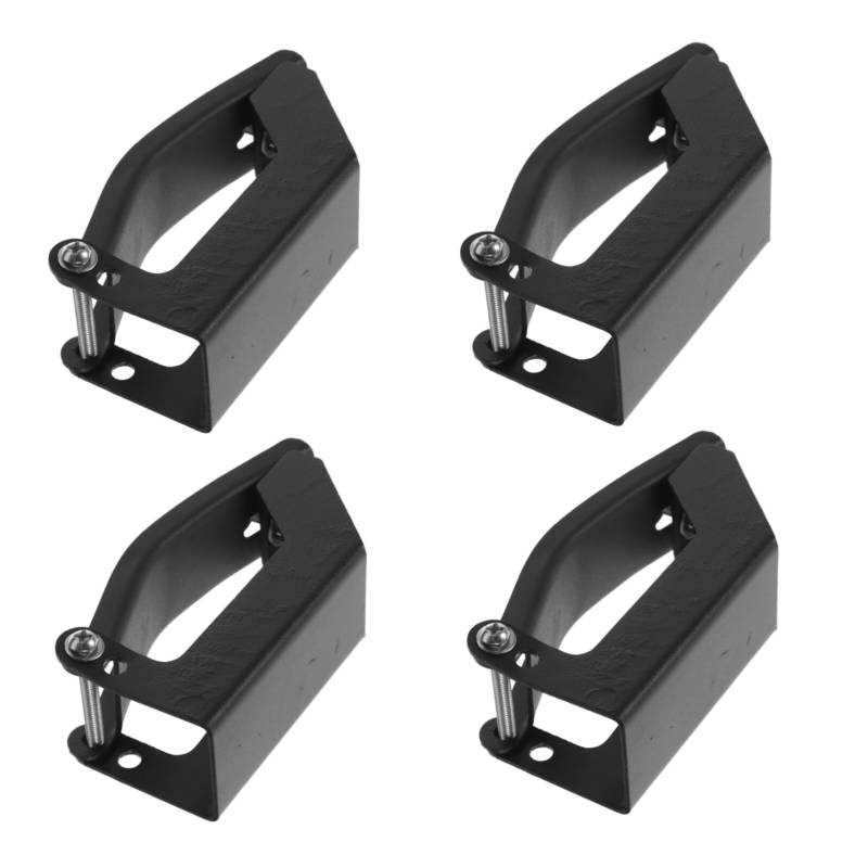 JECOMPRIS 4Pcs Gepäckträger Clip Dach Rack Cradle Winch Mount Montage Faltbare Koffer Ersatzräder Autobeutel Haken Ersatz Gepäck von JECOMPRIS