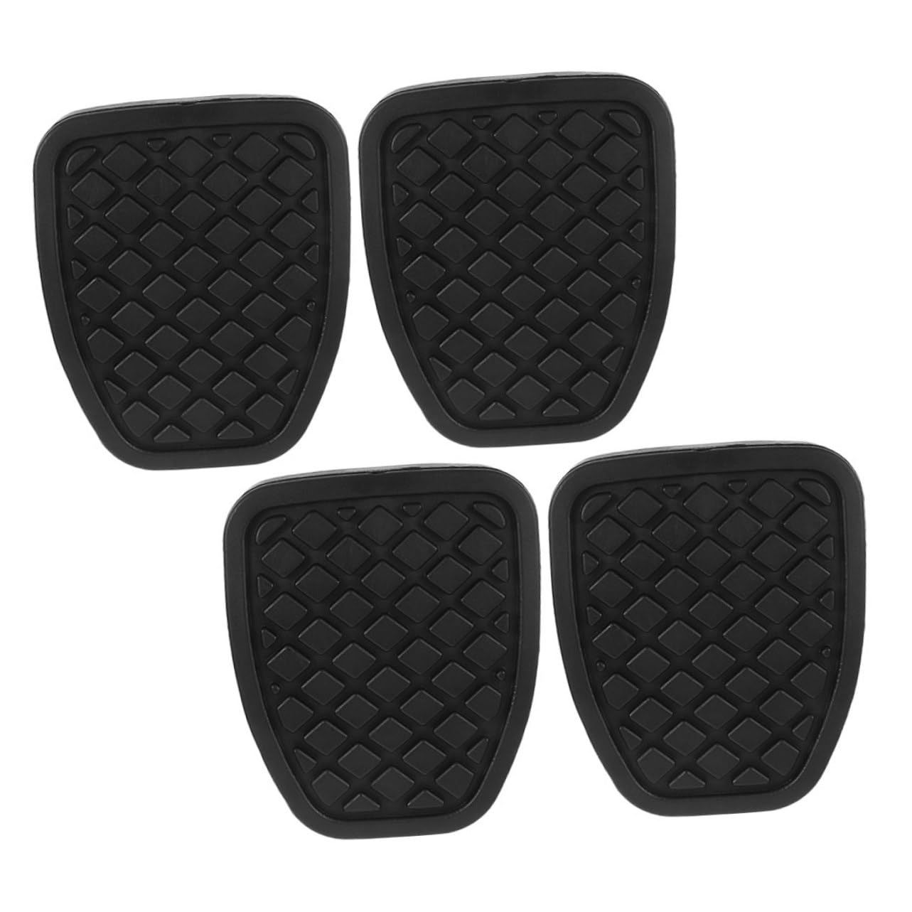 JECOMPRIS 4Pcs Pedal Gummi Blockbrems Teile Bremspedalabdeckung Bremspedalkissen Abdeckung Abdeckung Für Autoskupplungskissen Pedal Deckung Auto Clutch Pedal Reparatur Kit Pedal Pads Fuß von JECOMPRIS