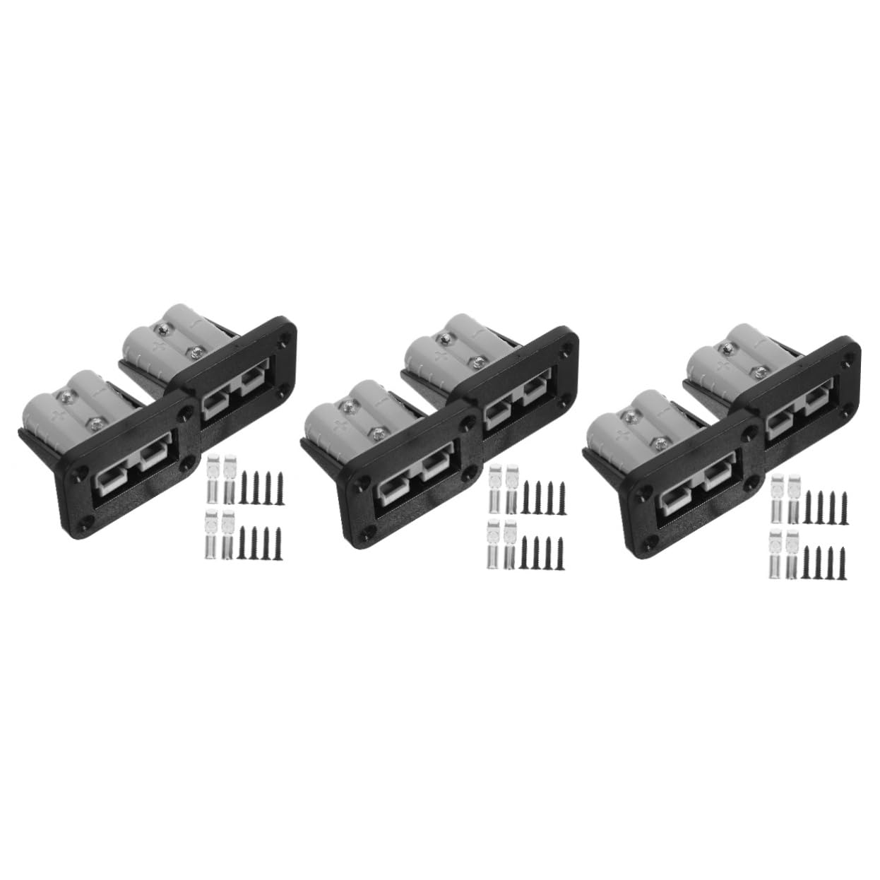 JECOMPRIS 6 Stück Auto Anschlussstecker Batterie Kabelbaum Stecker Für Anhängerkabel Schnellverbinder Schnellverbinder Für Winden Schnellverbinder Für Auto Reines Kupfer Versilberter von JECOMPRIS