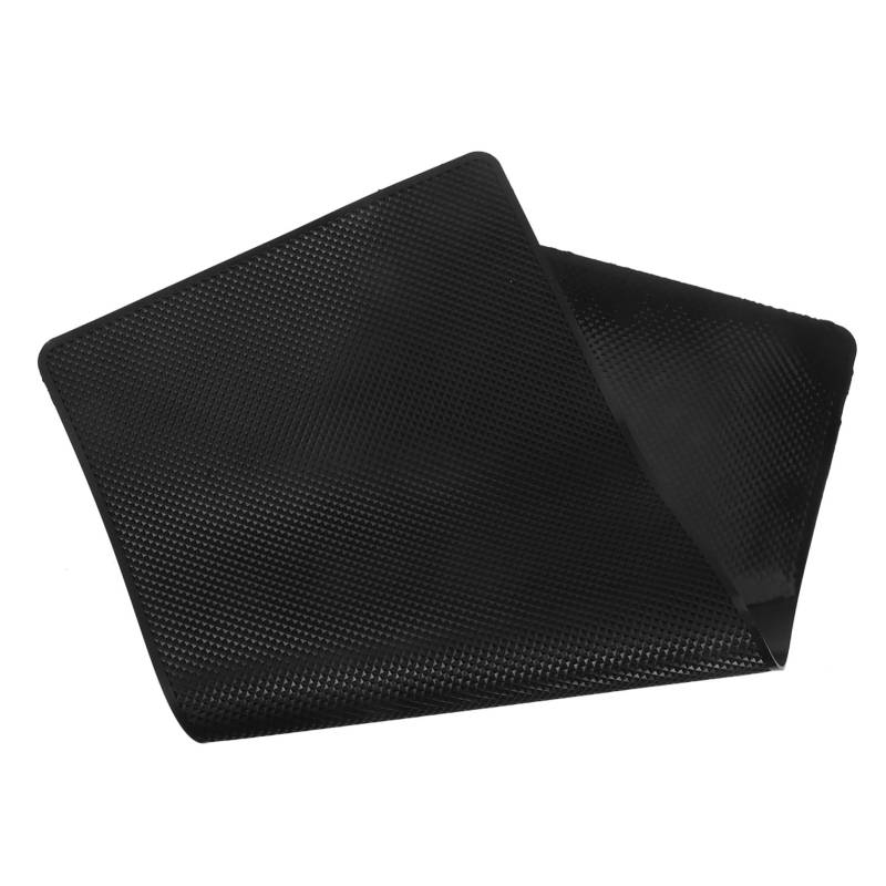 JECOMPRIS Auto Anti-rutsch-Matte Armaturenbrettzubehör Für Autos rutschfeste Armaturenbrettauflage Handy Matte Auto-armaturenbrett-pad Telefonpad rutschfeste Montageunterlage PVC Black von JECOMPRIS