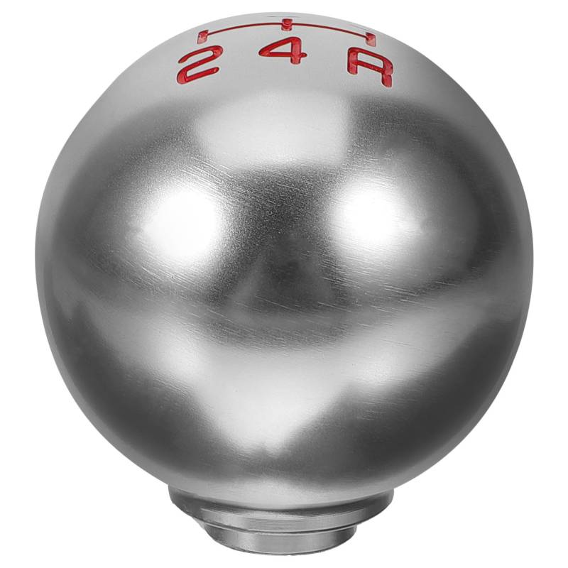 JECOMPRIS Auto Getriebekopf Lenkung Schalthebel Knöpfe Hoodie-Auto-Gangschaltung Shift knob Auto Gear knob Cars deko Autozubehör Schaltknauf für Automatikgetriebe Aluminiumlegierung Silver von JECOMPRIS