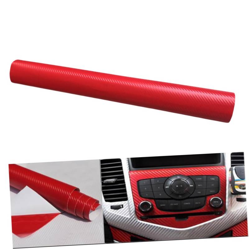 JECOMPRIS DIY wasserdichte Auto Aufkleber 3D Kohlefaser Folie Roll Für Fahrzeug Dekoration Universell Einsetzbar Für Autos Motorräder Laptops Und Mehr 127x50cm von JECOMPRIS