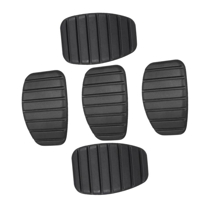 JECOMPRIS Fußpedal Abdeckung Set Für Auto Clutch Brake Und Gas Pedal Pads Kompatibel Mit Verschiedenen Fahrzeugmodellen Schwarze Pedalkappen Für Verbesserten Grip Und von JECOMPRIS