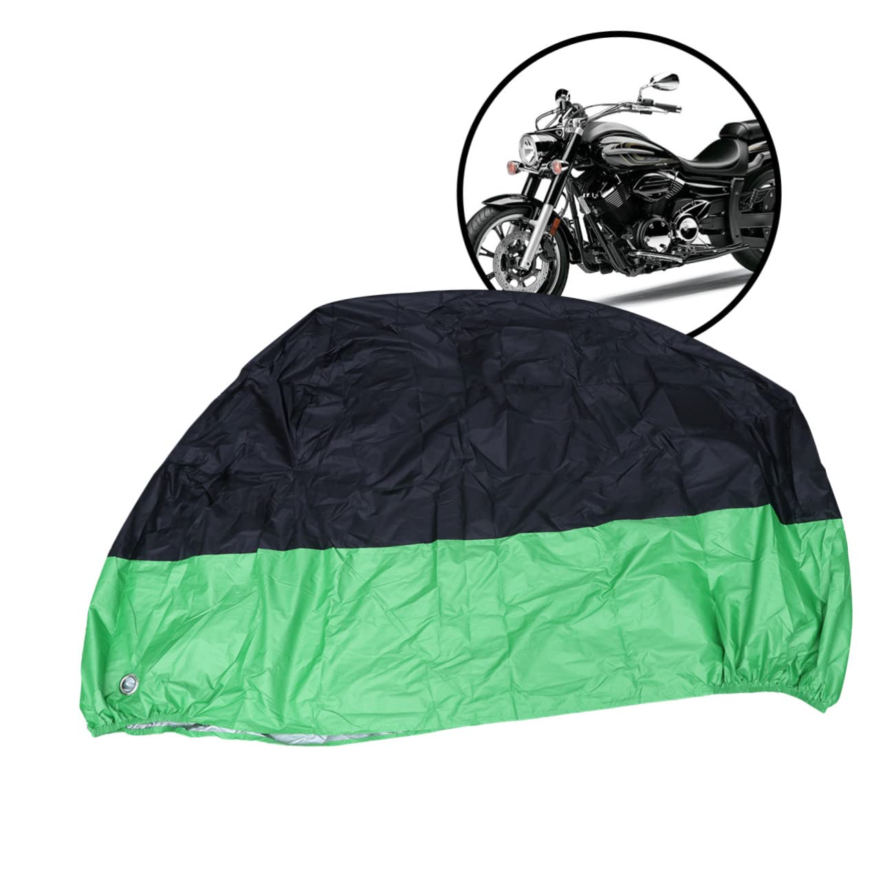 JECOMPRIS Motorradabdeckung motoradabdeckhaube Pool Motor Abdeckung Sonnenschutzabdeckung für Motorradsitze gassperre Roller Regenschutz Green von JECOMPRIS