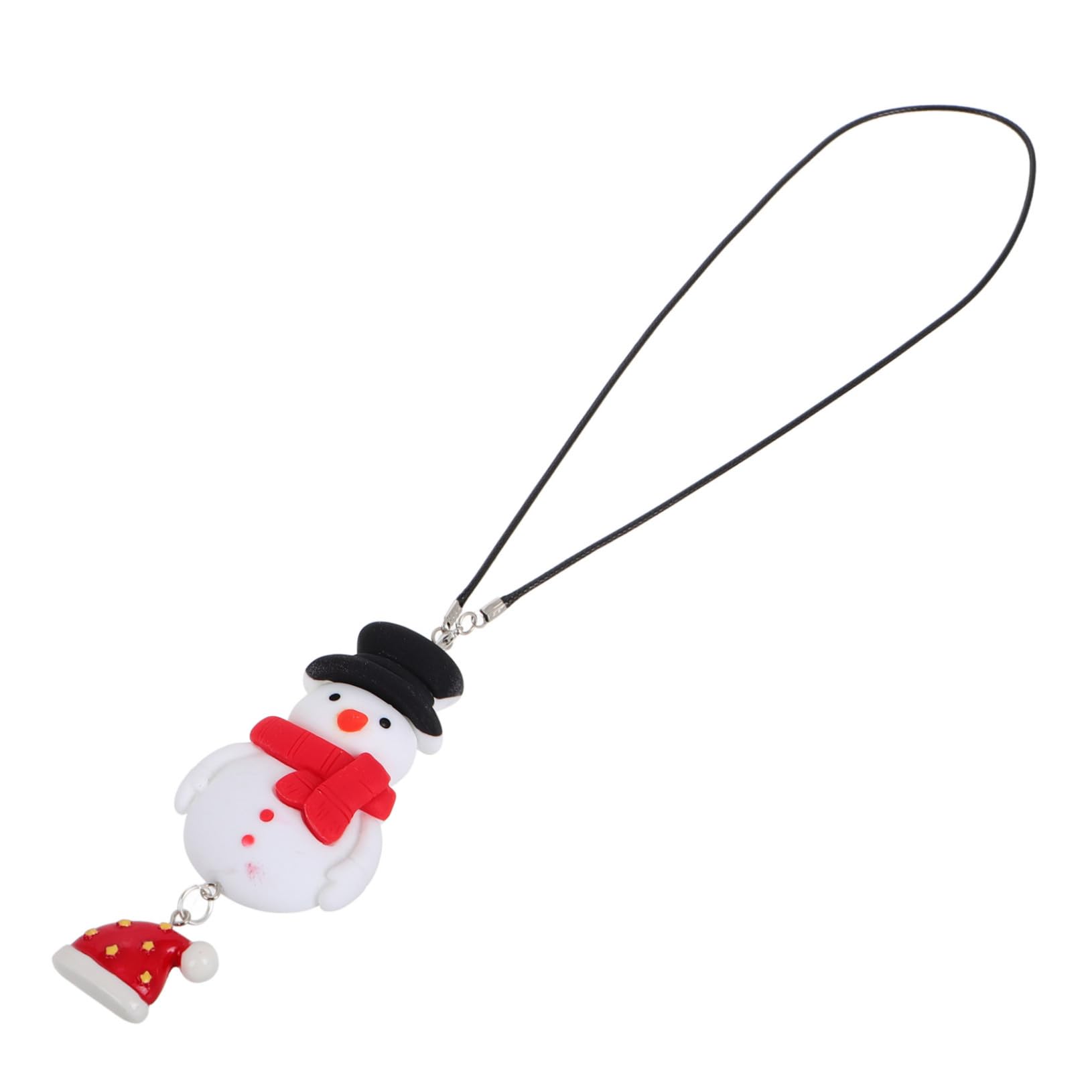 JECOMPRIS Schneemann-anhänger Rentier Car Kit Geweih Blaues Schneemanndekor Schneemann-ornament-masse Rentier Auto Schneemann Baumschmuck Hängende Schneemann-ornamente Schneeflocke Plastik von JECOMPRIS