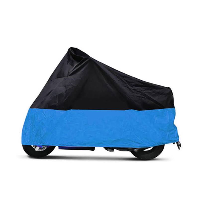 JECOMPRIS Schutzhülle Sonnenschutz Motorradabdeckung Fahrradmotor-schutzhülle Überzüge Für -Regenstiefel Outdoor-Indoor-motorradabdeckung Motorradabdeckungen Blue von JECOMPRIS