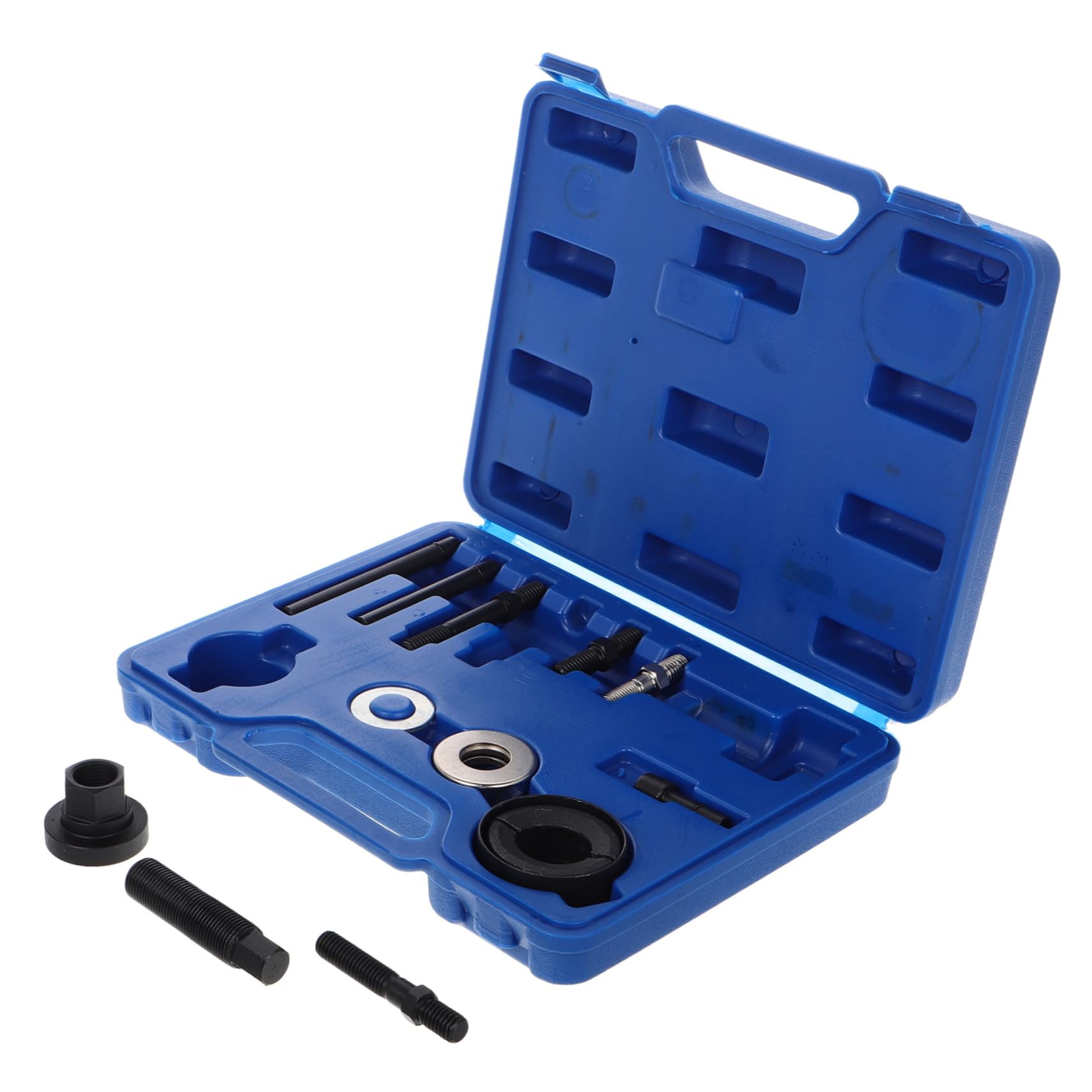 JECOMPRIS Steering Wheel Pulley Puller Set 1 Set Pulley Puller Remover Installer Kit Für Power Steering Pump Wasserpumpe Und Vakuumpumpe Universelles Werkzeug Für Die Meisten Motoren von JECOMPRIS