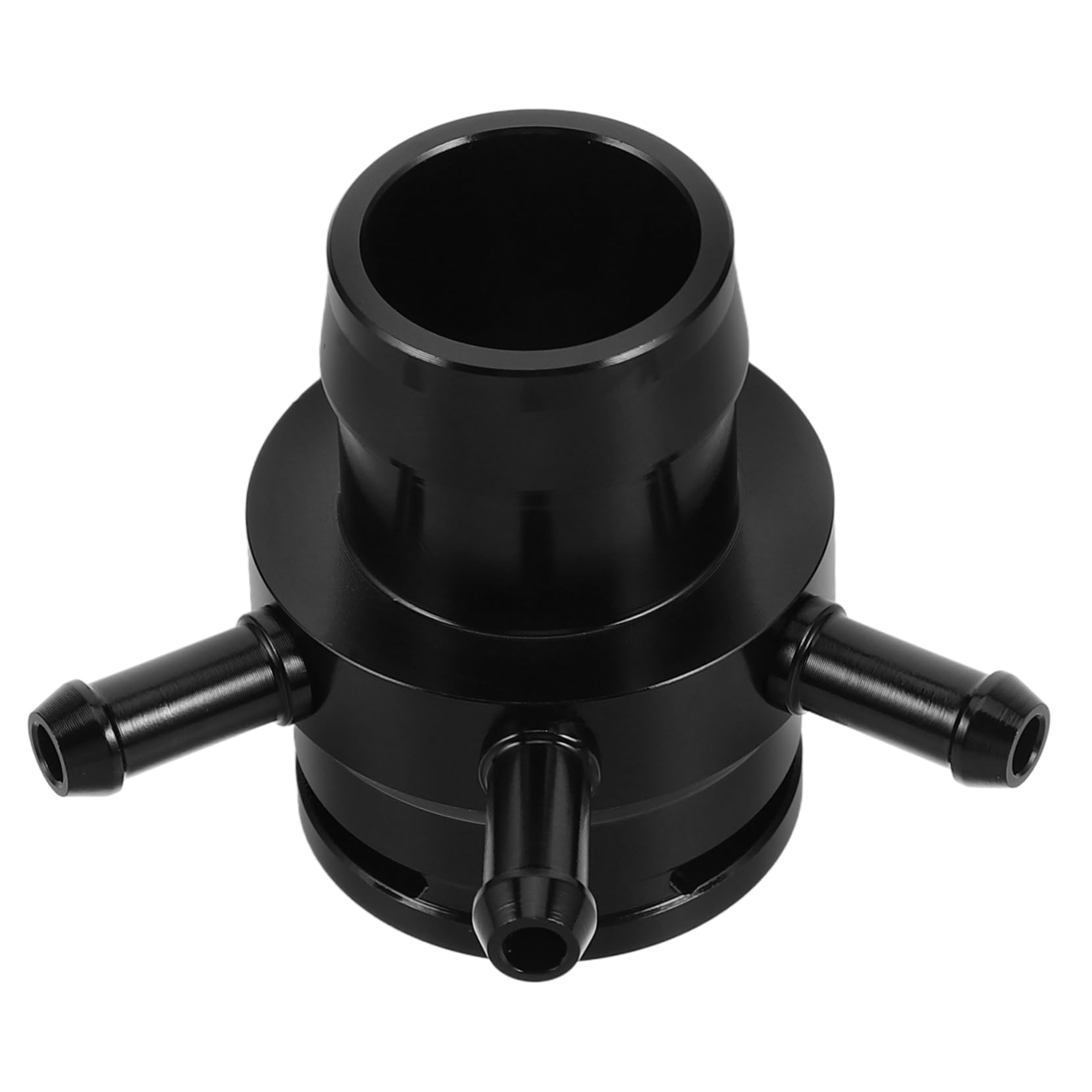 JECOMPRIS Vakuumadapter Turbo Vakuum Adapter Turboadapter aus Metall Turbo Druckanzeige Auto Turbolader Anschlussstück Turbo-Vakuum-Armatur Vakuumhahnanschluss für Fahrzeug Autozubehör Black von JECOMPRIS