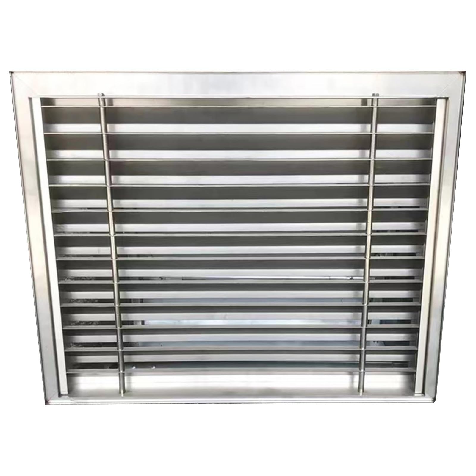 Regenfeste Fensterläden aus Edelstahl 304 Abluftkanal for Badezimmer im Freien Zentrale Klimaanlage Abluftanschluss(250mm(10inch)) von JEKKAH