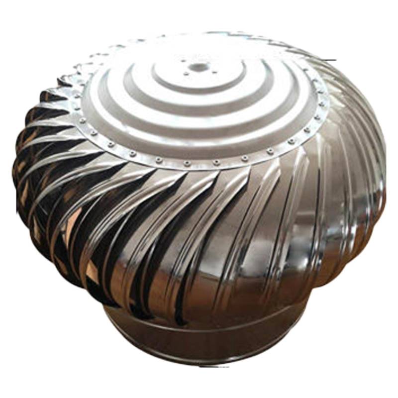 Windhaube aus rostfreiem Stahl ohne Stromversorgung, Fabrikdachventilator, regendichter Windball, regendicht, verdickte Farblackierung, Auspuffkappe(Free Fixed feet,304) von JEKKAH