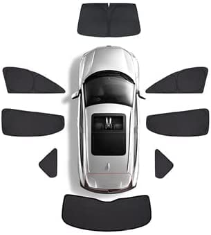 Auto-Seitenscheibe Sonnenschutz für Toyota RAV4 2013-2019,Autofenster Sonnenschutz Verdunkeln Schatten Schwarz Sonnenblende,UV-Schutz Zubehör,A/8pcs von JENGF