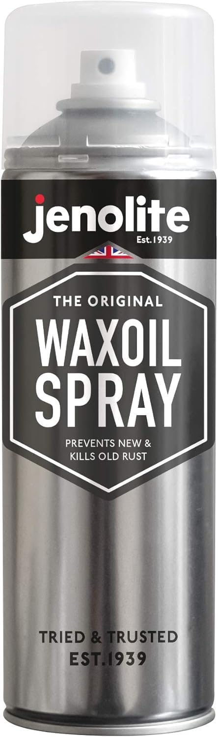 JENOLITE Waxoil | Sprühwachs zum Schutz vor Rost und Korrosion | Unterbodenschutz Wachs Spray | Transparent | Für Auto, Fahrrad, Motorrad, Korrosionsschutzspray | 500ml von JENOLITE