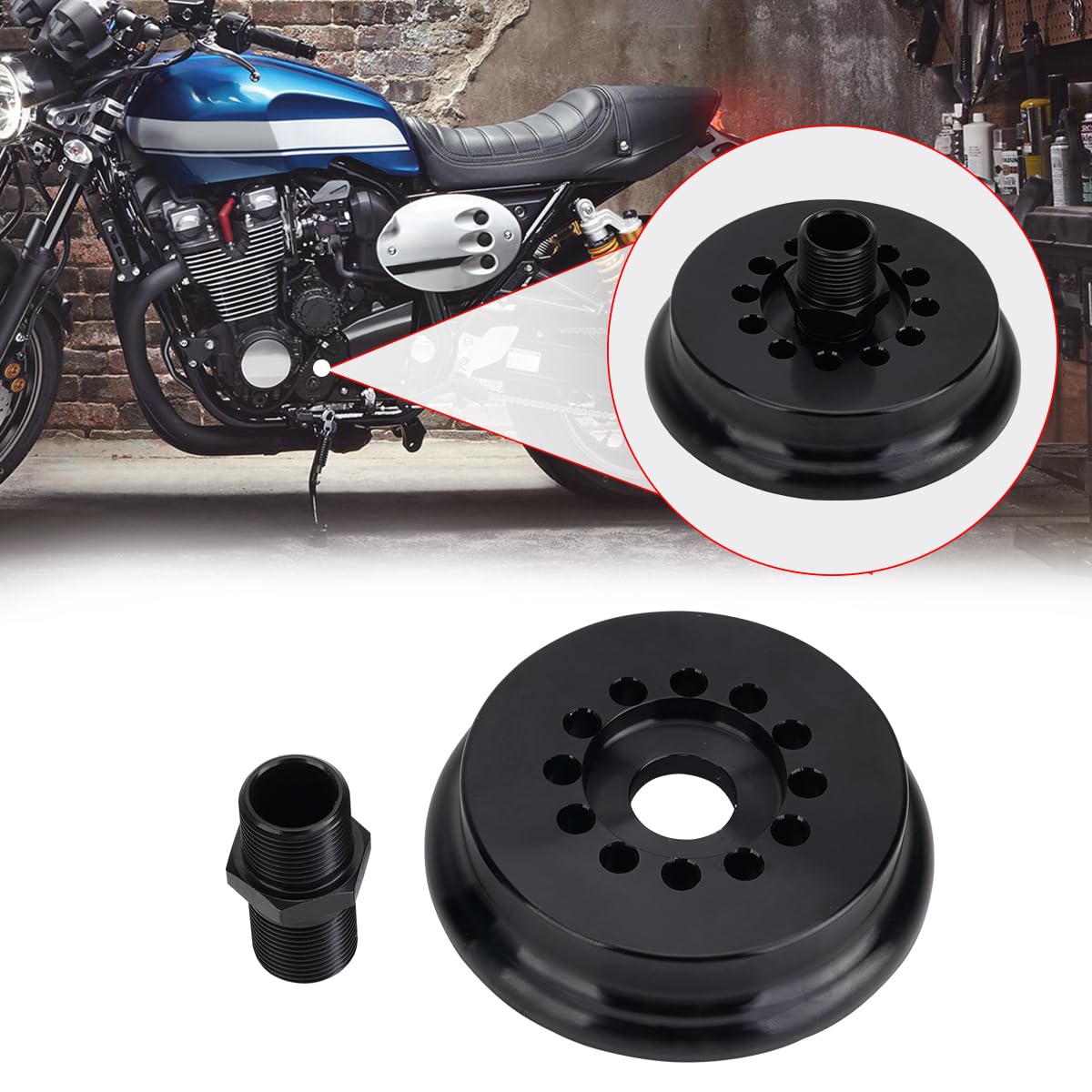 JERICMOTO Ölfilter-Umrüstsatz für Yamaha FJ von JERICMOTO