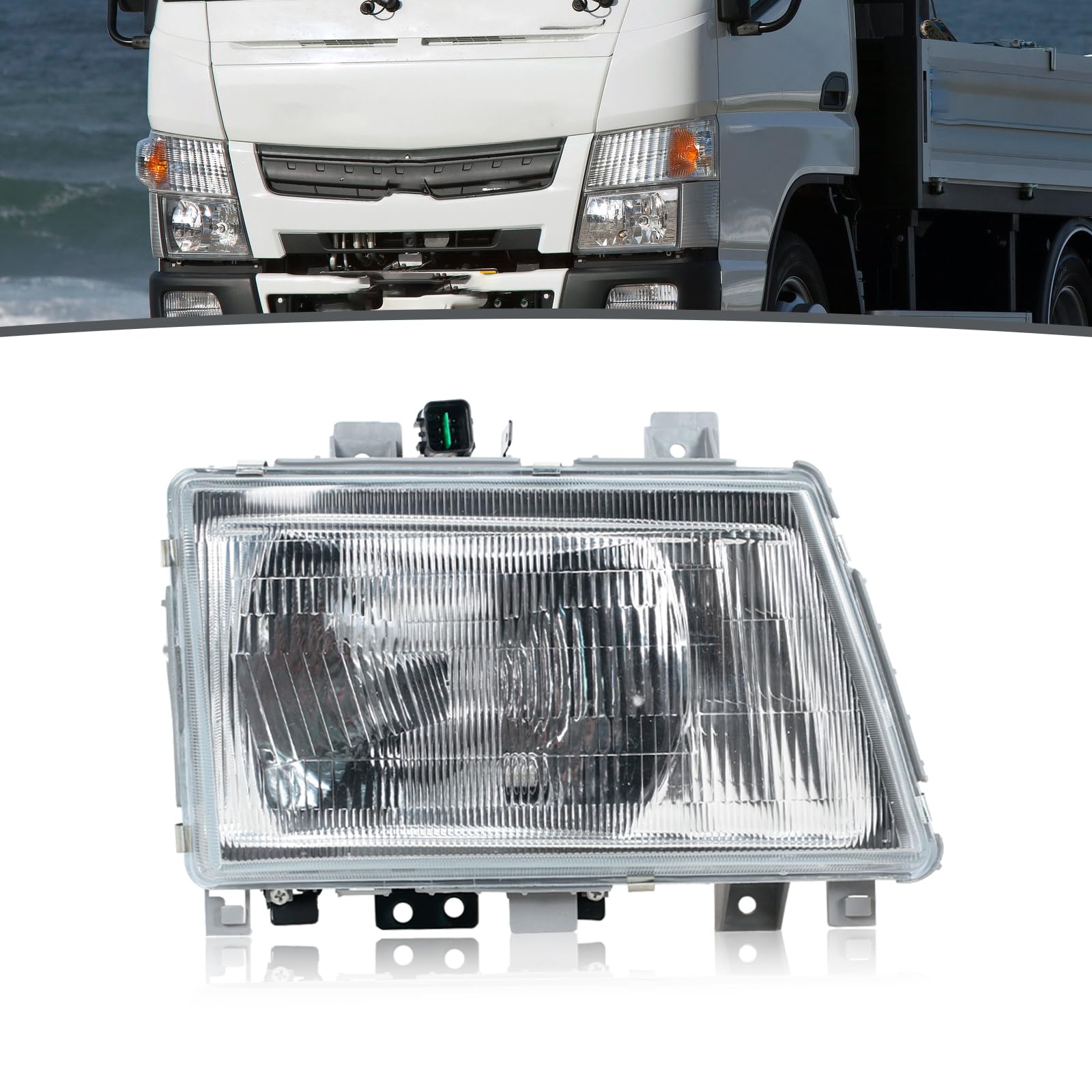 JESYMBX Scheinwerfer Montage für Mitsubishi Canter Fuso FE 7/8 2005-2011 Frontblinker Parkleuchte Scheinwerfer rechts von JESYMBX