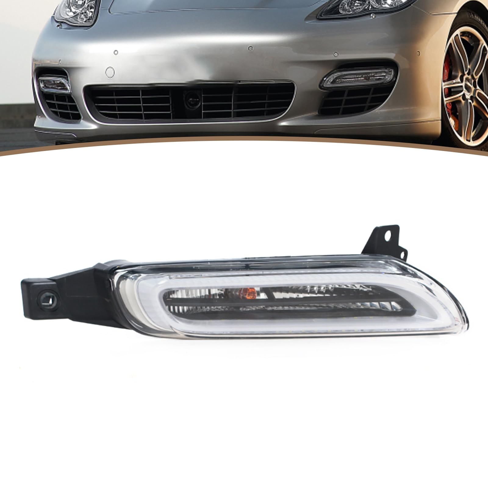 JESYMBX Tagfahrlicht für Porsche Panamera 970 Turbo GTS 2010-2013 Nebelblinker rechts von JESYMBX