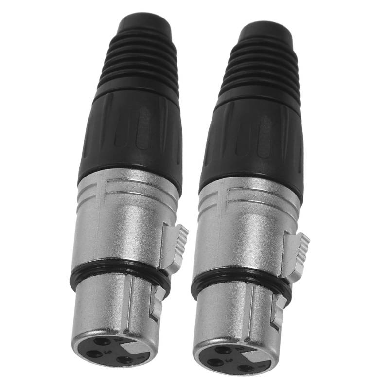 JEWEDECO XLR Audio Buchse 3 Pin Stecker Professionelle Mikrofonanschlüsse ötanschluss Typ Hochwertige XLR Verbindung Für Audiogeräte Und Mischpulte von JEWEDECO