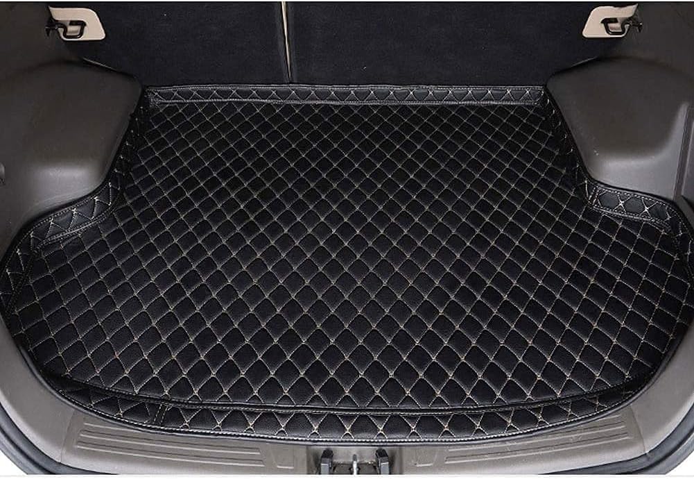 Kofferraummatte aus Leder für Ford Galaxy 2007-2016, Staubdicht Kratzfestem Kofferraummatten, Kofferraumwanne Schutzmatte, Kofferraumschutz Autozubehör,B von JEWOSS