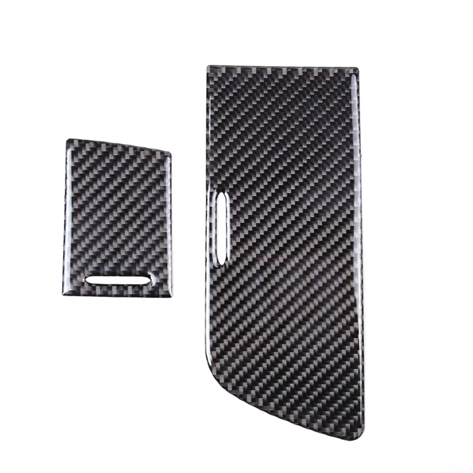 JEZOE Auto Soft Carbon Fiber Center Control Getränkehalter Panel Aufkleber Cover Trim Aufkleber ， Für Chevrolet Corvette C7 2014–2019 von JEZOE