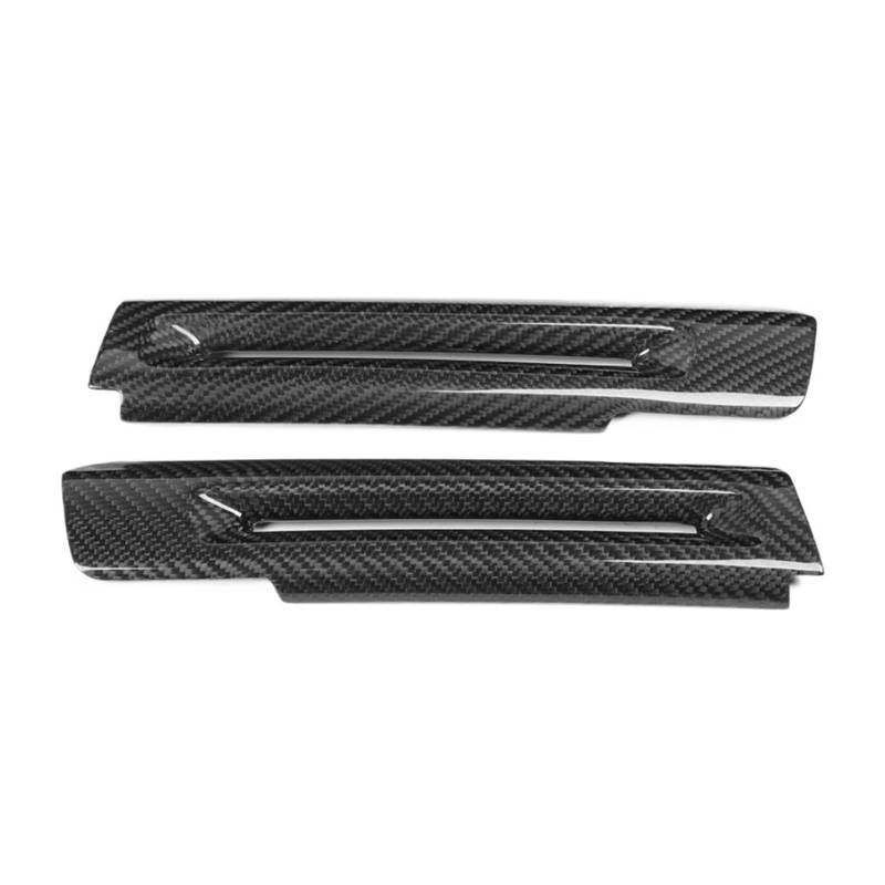 2 stücke Real Carbon Fiber Innen Tür Armlehne Dekor Abdeckung Trim Kompatibel for Mustang 2014 2015 2016 2017 2018 Auto zubehör von JFAQIPEI