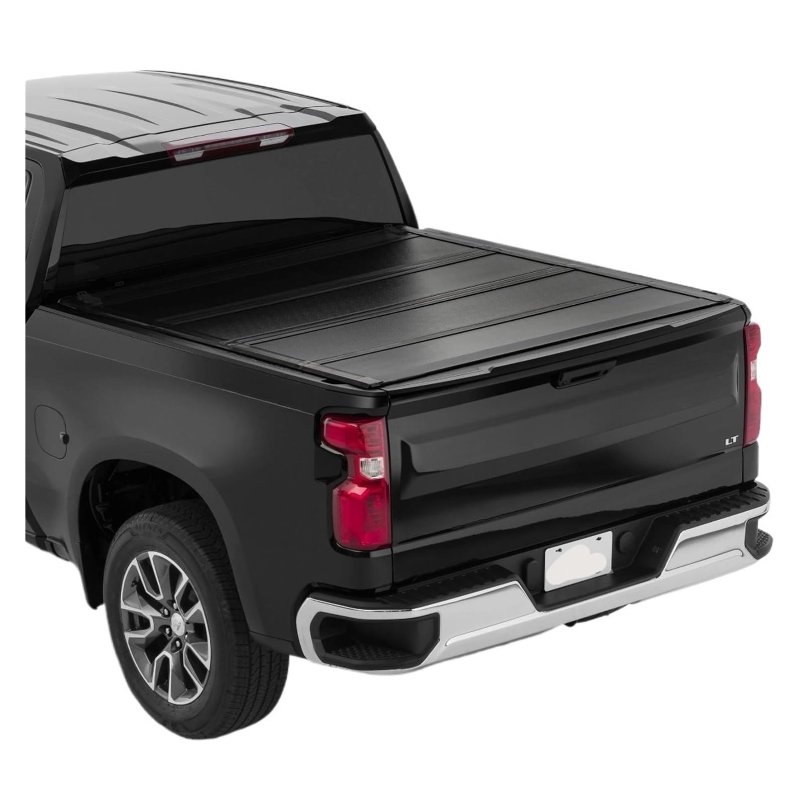 4X4 Hard Four Fold Cover Pickup Truck Pritsche Laderaumabdeckung kompatibel mit Amarok Hilux Revo Navara Np300 D40 D22 von JFAQIPEI