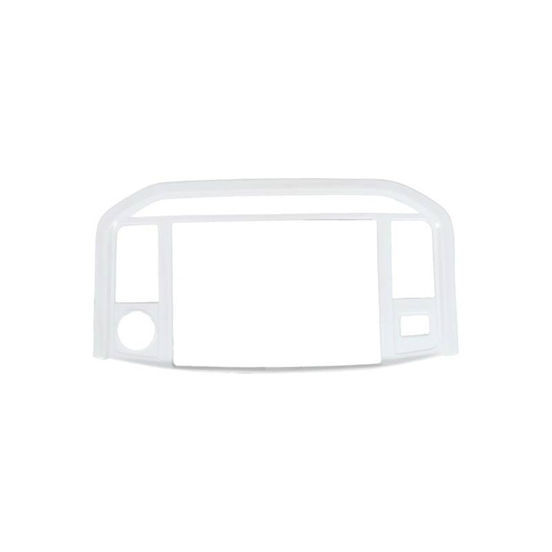 ABS Auto Center Konsole Navigation Panel Dekoration Trim Abdeckung Aufkleber Kompatibel for F150 2021 2022 Innen Auto Styling(White) von JFAQIPEI