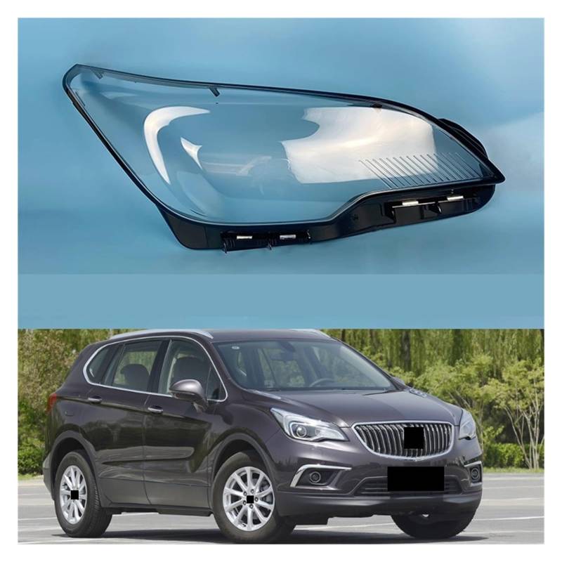 Abdeckung Shell Scheinwerfer Glas Ersetzen Die Original Lampenschirme Auto Scheinwerfer Objektiv Kompatibel for Buick Envision 2014 2015 2016 2017 2018 2019(Left) von JFAQIPEI