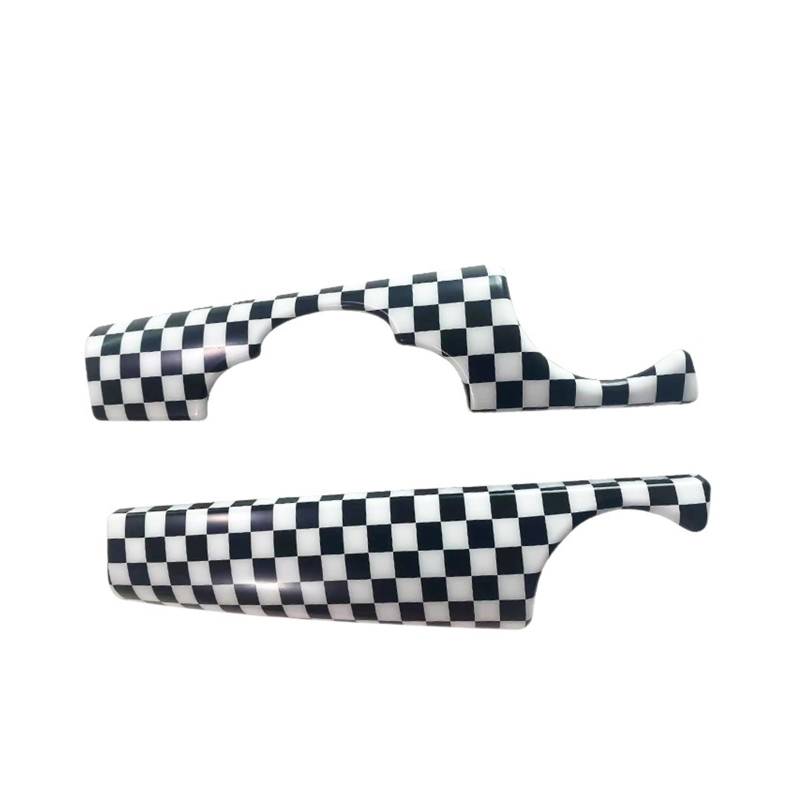 Auto Armaturenbrett Instrument Center Control Cover Panel Aufkleber Innenraum kompatibel for Mini Cooper R55 R56 R57 R58 R59 Trim Auto Zubehör(Checker) von JFAQIPEI