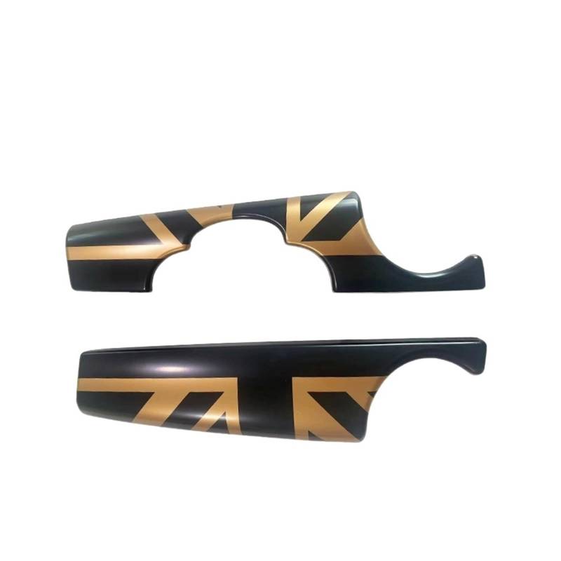 Auto Armaturenbrett Instrument Center Control Cover Panel Aufkleber Innenraum kompatibel for Mini Cooper R55 R56 R57 R58 R59 Trim Auto Zubehör(Golden Jack) von JFAQIPEI