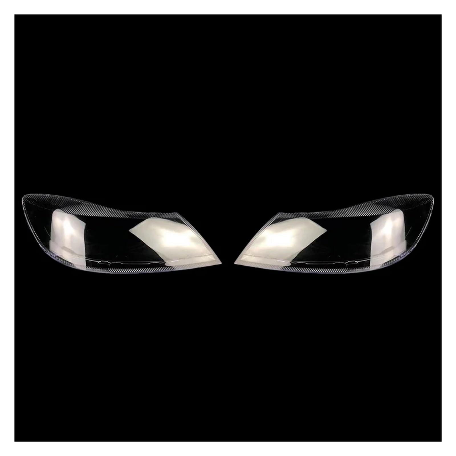 Auto Front Glas Objektiv Lampe Schatten Shell Kompatibel for Skoda Octavia 2010 2011 2012 2013 2014 Transparent Auto Licht Fall scheinwerfer Abdeckung(A Piar) von JFAQIPEI